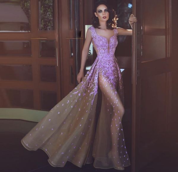 see through mermaid prom dress with overskirt formal celebrity party gown square neckline lace applique front split evening 1354686, Black
see through mermaid prom dress with overskirt formal celebrity party gown square neckline lace applique front split evening 1354686, Black