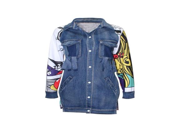 whole 2020 spring casual jacket women basic coats harajuku printing coat long sleeve jacket jeans patchwork outwear irregular4350432, Black;brown
whole 2020 spring casual jacket women basic coats harajuku printing coat long sleeve jacket jeans patchwork outwear irregular4350432, Black;brown