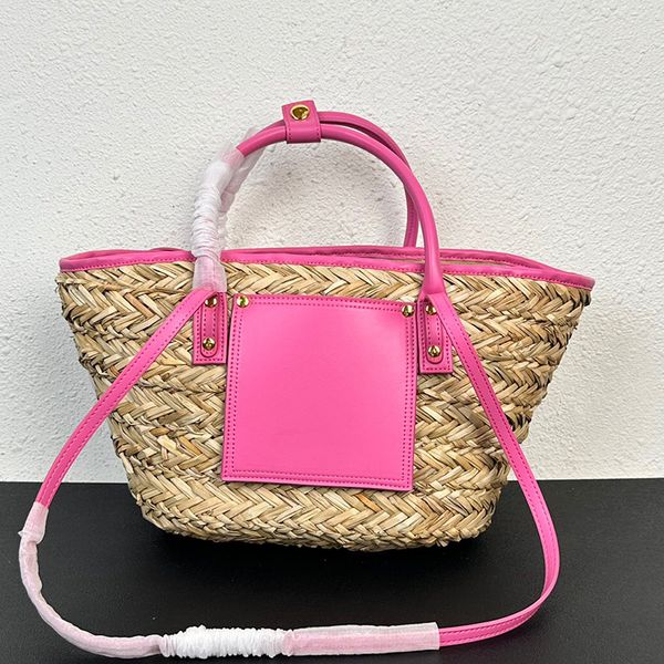 fashion women straw bag le petit panier soli vegetable basket bag gold metal logo rivet hand woven handbags summer vacation street tour bag
fashion women straw bag le petit panier soli vegetable basket bag gold metal logo rivet hand woven handbags summer vacation street tour bag