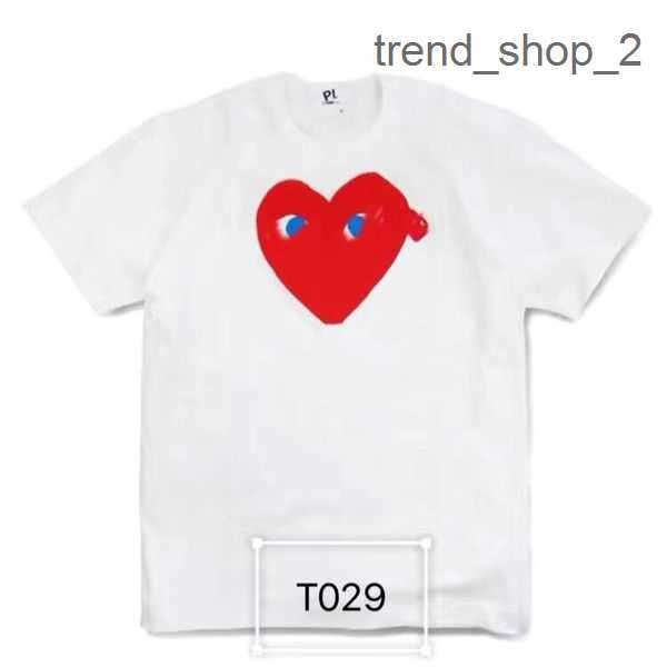 619s on mens play t shirt designer red heart shirt commes casual women shirts des badge garcons high quanlity tshirts cotton embroidery 10 h, White;black
619s on mens play t shirt designer red heart shirt commes casual women shirts des badge garcons high quanlity tshirts cotton embroidery 10 h, White;black