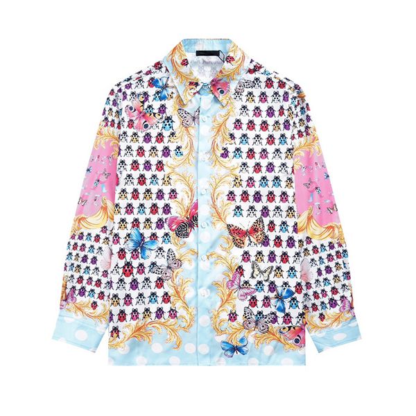 8 men's casual shirts luxury floral print for men's autumn long sleeve slim asual shirt business social formal dress street party, White;black
8 men's casual shirts luxury floral print for men's autumn long sleeve slim asual shirt business social formal dress street party, White;black
