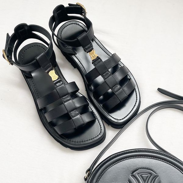 celiny woman vintage slides clea triomphe outdoor buckle sandal slip on beach shoe luxury cowhide rubber slide men gladiator wedge slipper f, Black
celiny woman vintage slides clea triomphe outdoor buckle sandal slip on beach shoe luxury cowhide rubber slide men gladiator wedge slipper f, Black