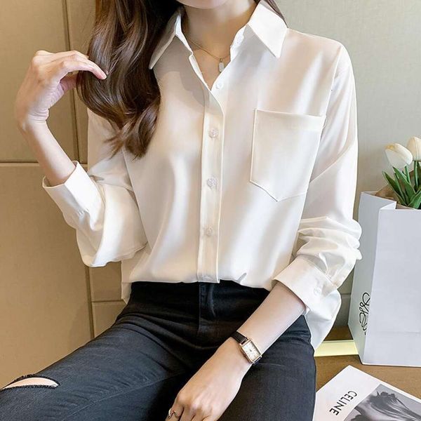 title white blouse shirts loose spring and autumn style fashionable design simple long sleeved shirt for women
title white blouse shirts loose spring and autumn style fashionable design simple long sleeved shirt for women