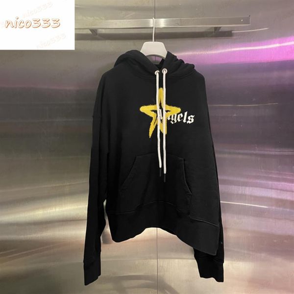 23ss new pentagram letter print cotton loose black and yellow pink green versatile trendy sweatshirt mens women hoodies2927
23ss new pentagram letter print cotton loose black and yellow pink green versatile trendy sweatshirt mens women hoodies2927