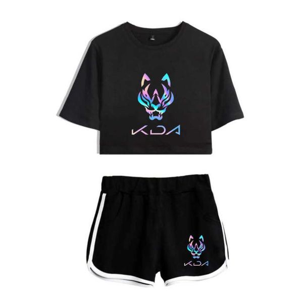 kda the baddest tshirt two piece sets summer women shorts and short sleeve tshirt harajuku casual women sets homewear x06125574511, White
kda the baddest tshirt two piece sets summer women shorts and short sleeve tshirt harajuku casual women sets homewear x06125574511, White