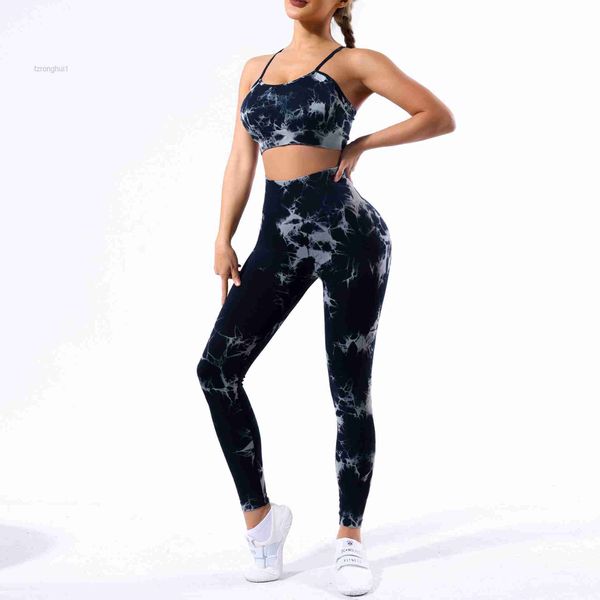 new tie-dyed seamless yoga suit, neck hanging bra, sports underwear, pants, fitness pants c67g c67g
new tie-dyed seamless yoga suit, neck hanging bra, sports underwear, pants, fitness pants c67g c67g