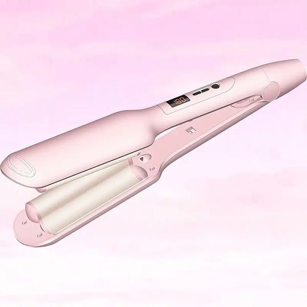 17 gear temperature regulation hair curling wand with lcd display - ceramic tourmaline, anion, 248°f-392°f, 60 minute timed shutdown, Black
17 gear temperature regulation hair curling wand with lcd display - ceramic tourmaline, anion, 248°f-392°f, 60 minute timed shutdown, Black