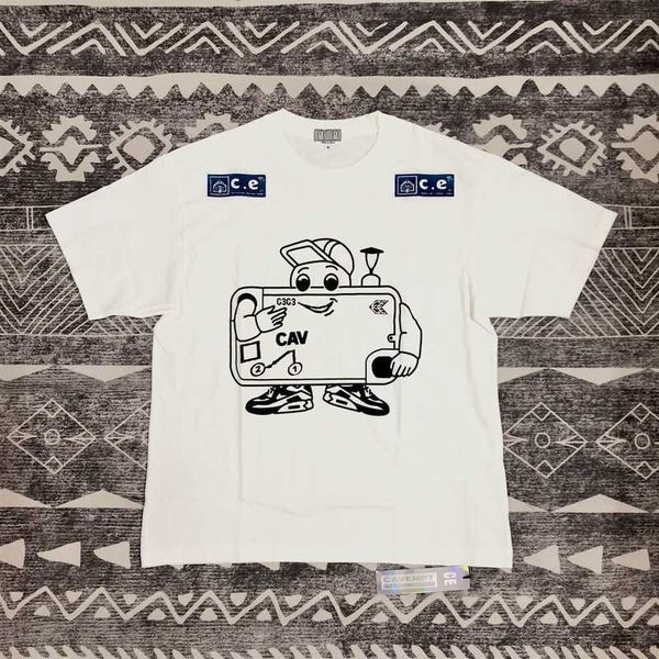 men's t-shirts white cav empt fashion t-shirt men 1 1 cavempt c.e women t shirt cartoon character vintage tee men clothing, White;black 
men's t-shirts white cav empt fashion t-shirt men 1 1 cavempt c.e women t shirt cartoon character vintage tee men clothing, White;black