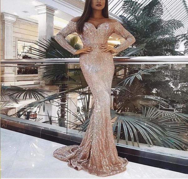 full sequins reflective mermaid blue prom dresses beads v sheer neck long sleeves evening gowns with tassels sweep train formal pa1996624, Black
full sequins reflective mermaid blue prom dresses beads v sheer neck long sleeves evening gowns with tassels sweep train formal pa1996624, Black