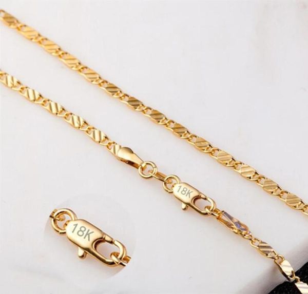 2mm flat chains fashion luxury women jewelry 18k gold plated necklace chain mens 925 silver plated chains necklaces gifts diy acce2214268
2mm flat chains fashion luxury women jewelry 18k gold plated necklace chain mens 925 silver plated chains necklaces gifts diy acce2214268