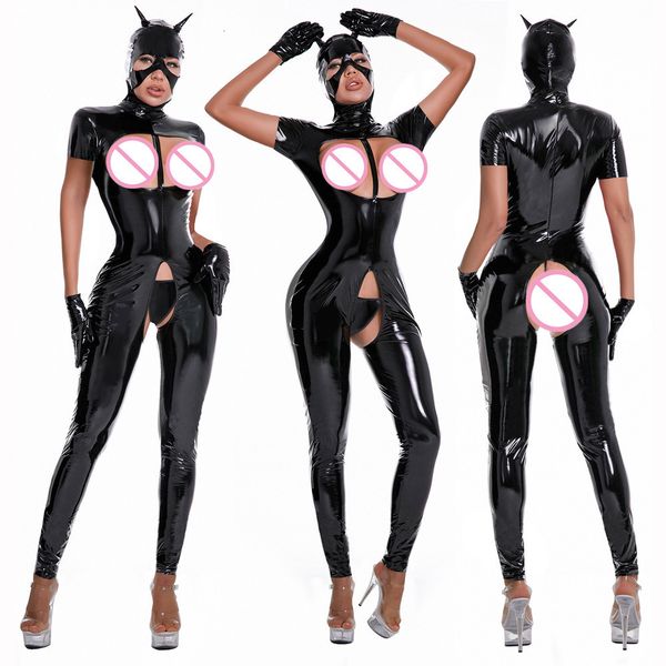 set erotic breast exposing jumpsuit teddy lingerie catsuit women leather bodysuit zip open crotch skinny latex pants costumes 230817, Red;black
set erotic breast exposing jumpsuit teddy lingerie catsuit women leather bodysuit zip open crotch skinny latex pants costumes 230817, Red;black