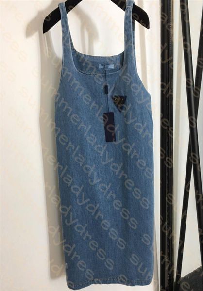 summer denim braces skirt casual women slip dress designer triangle badge skirts breathable sleeveless dresses5661809, Black;gray
summer denim braces skirt casual women slip dress designer triangle badge skirts breathable sleeveless dresses5661809, Black;gray