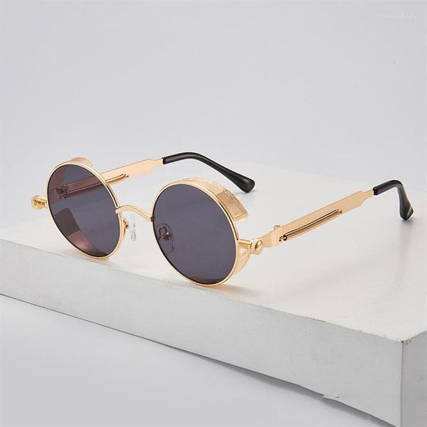 sunglasses vintage punk style men retro round metal frame women sun glasses fashion eyewear gafas sol mujer uv400296r, White;black
sunglasses vintage punk style men retro round metal frame women sun glasses fashion eyewear gafas sol mujer uv400296r, White;black