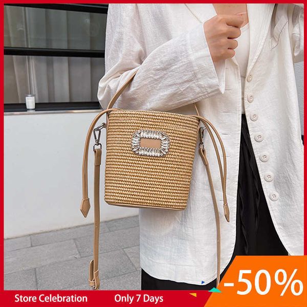 diamond inlaid high-end woven straw bucket bag for women's bag 2023 new summer niche sen series portable one shoulder crossbody13
diamond inlaid high-end woven straw bucket bag for women's bag 2023 new summer niche sen series portable one shoulder crossbody13