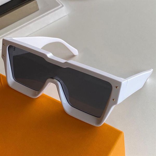designer cyclone sunglasses z1547w pure white frame with angular lines and deep bevel design thick plate reflective crystal decora254s, White;black
designer cyclone sunglasses z1547w pure white frame with angular lines and deep bevel design thick plate reflective crystal decora254s, White;black
