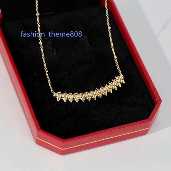 fashion classic style clash series pendant necklace for man woman willow spike gold plated 18k jewelry gift, Silver
fashion classic style clash series pendant necklace for man woman willow spike gold plated 18k jewelry gift, Silver