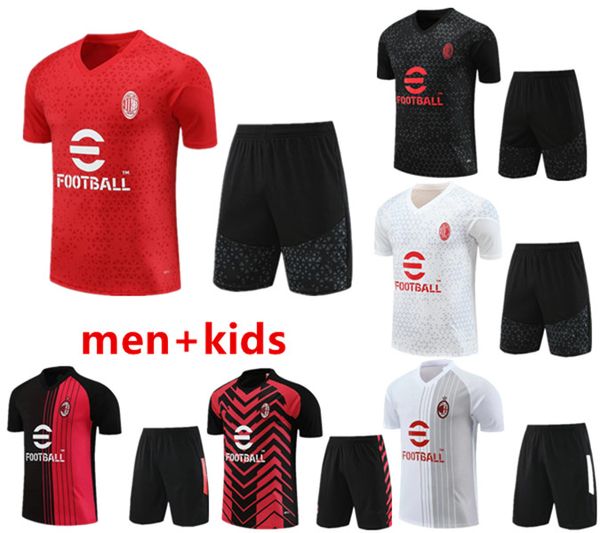 2023-2024 ac milans tracksuit vest sportswear men training suit short sleeved suit football 23 24 soccer jersey kit uniform chandal sweatshi, Black
2023-2024 ac milans tracksuit vest sportswear men training suit short sleeved suit football 23 24 soccer jersey kit uniform chandal sweatshi, Black