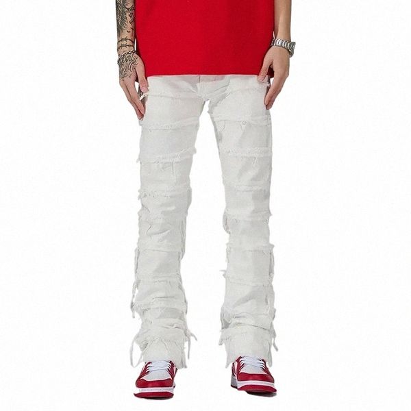 men's jeans punk stacked white straight y2k grunge jeans pants men fashion hip hop kpop women cotton old long trousers ropa hombre 2306, Black
men's jeans punk stacked white straight y2k grunge jeans pants men fashion hip hop kpop women cotton old long trousers ropa hombre 2306, Black