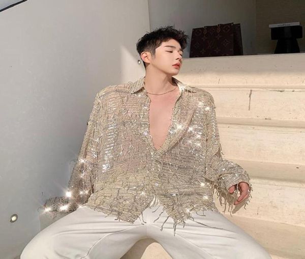 men039s casual shirts 2022 spring autumn product irregular sequin tassel shirt niche streetwear fashion long sleeve men39s t1464402, White;black
men039s casual shirts 2022 spring autumn product irregular sequin tassel shirt niche streetwear fashion long sleeve men39s t1464402, White;black