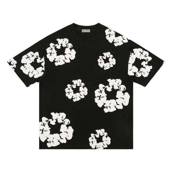 dark black flower graffiti short sleeve t-shirt men's street trend loose round neck half summer, White;black
dark black flower graffiti short sleeve t-shirt men's street trend loose round neck half summer, White;black