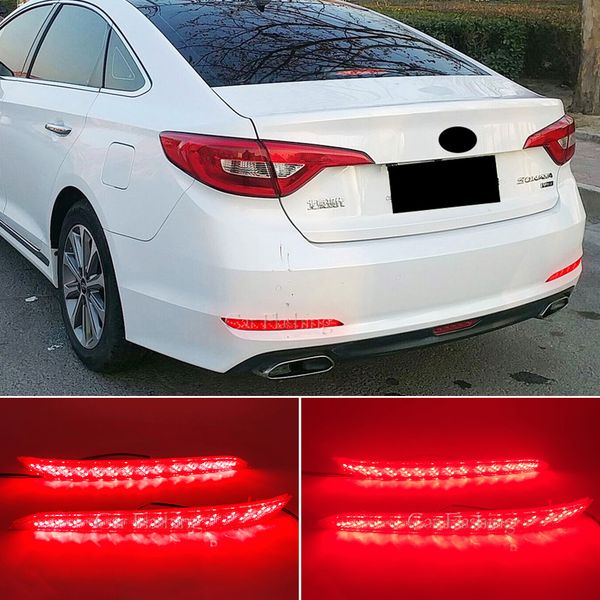 led rear bumper reflector light for hyundai sonata 9th 2015 2016 2017 sbrake tail light fog lamp with turn signal
led rear bumper reflector light for hyundai sonata 9th 2015 2016 2017 sbrake tail light fog lamp with turn signal