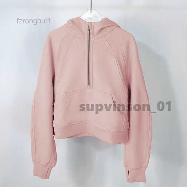 thick scuba womens yoga hoodie plus velvet jackets autumn and winter hoodys sports half zipper terry designer sweater cing loose short cloth, Black;brown
thick scuba womens yoga hoodie plus velvet jackets autumn and winter hoodys sports half zipper terry designer sweater cing loose short cloth, Black;brown