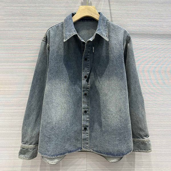 luxury design loose slimming shirts lapel neck solid colour simple men and women denim shirts dating travel special shirts selling, White
luxury design loose slimming shirts lapel neck solid colour simple men and women denim shirts dating travel special shirts selling, White