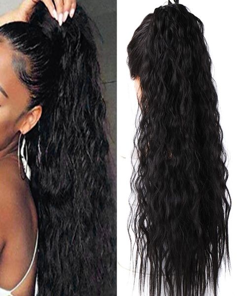 long deep curly ponytail human hair clip in black weave braid ponytail brazilian hair piece 140g7034492
long deep curly ponytail human hair clip in black weave braid ponytail brazilian hair piece 140g7034492