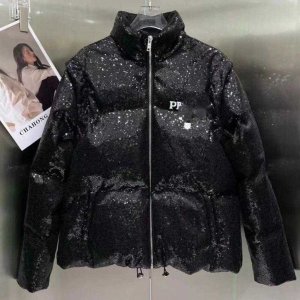 winter goose down jacket women buffer jackets luxury designer parka sequin embroidery warm zipper coat womens detachable down vest, Black
winter goose down jacket women buffer jackets luxury designer parka sequin embroidery warm zipper coat womens detachable down vest, Black