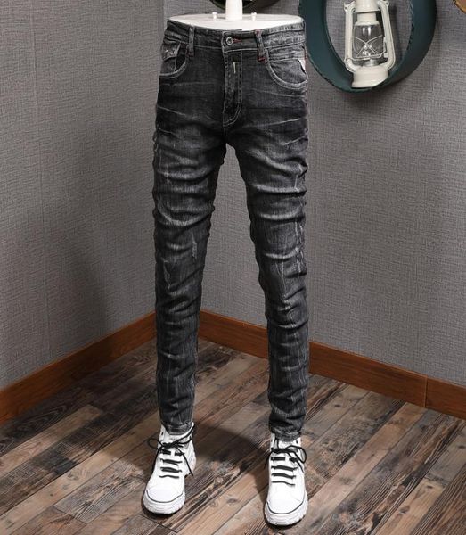 2021 new italian style fashion black gray color slim fit ripped men denim pants streetwear hip hop jeans 6pbt4676838, Blue
2021 new italian style fashion black gray color slim fit ripped men denim pants streetwear hip hop jeans 6pbt4676838, Blue