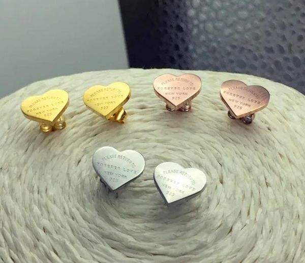 earings stud luxury earrings designer earrings rose gold heart earriings women engagement earrings, Golden;silver
earings stud luxury earrings designer earrings rose gold heart earriings women engagement earrings, Golden;silver