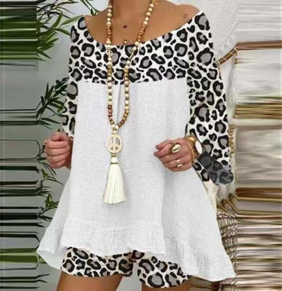 women039s tracksuits nowsaa summer vintage leopard patchwork outfits set cotton linen shirt and loose shorts suit 34 slee5760685, Gray
women039s tracksuits nowsaa summer vintage leopard patchwork outfits set cotton linen shirt and loose shorts suit 34 slee5760685, Gray