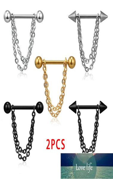 2pcsset stainless steel link pierced nipple breast rings nail barbell chain pendant body piercings jewelry 5 styles1636492, Silver
2pcsset stainless steel link pierced nipple breast rings nail barbell chain pendant body piercings jewelry 5 styles1636492, Silver