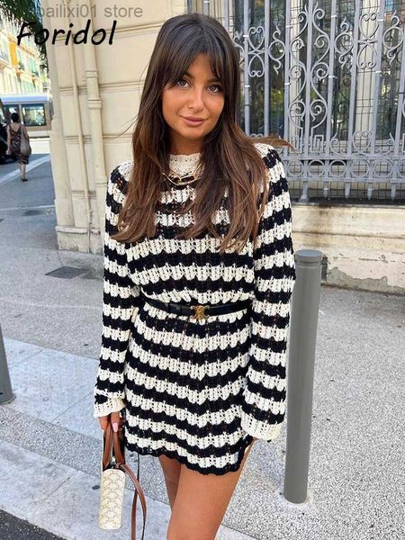 women's sweaters foridol o neck striped white black hollow out straight sweater knitting crochet long fashion straight oversize jumper
women's sweaters foridol o neck striped white black hollow out straight sweater knitting crochet long fashion straight oversize jumper