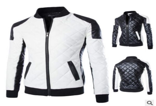korean new design mens jacket winterautumn pu leather blackwhite fashion slim plaid jacket for man leather jacke drop my238127629, Black
korean new design mens jacket winterautumn pu leather blackwhite fashion slim plaid jacket for man leather jacke drop my238127629, Black