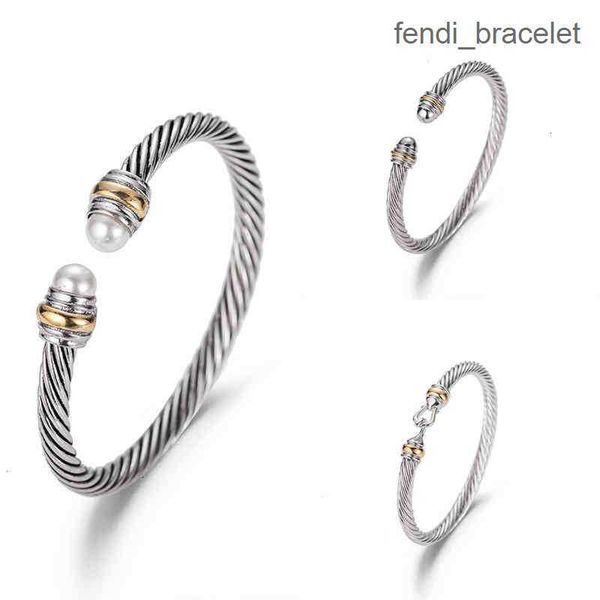 bracelet dy luxury designer twisted pearl head women fashion versatile twist bracelets jewelry platinum plated wedding gifts 5mm 4mm thick, Golden;silver
bracelet dy luxury designer twisted pearl head women fashion versatile twist bracelets jewelry platinum plated wedding gifts 5mm 4mm thick, Golden;silver