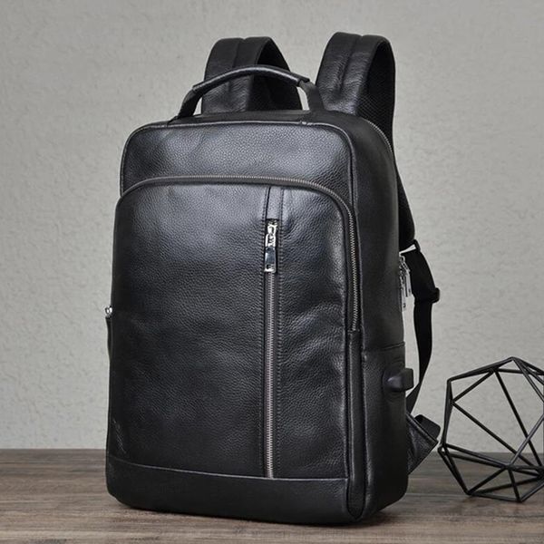 school bags men genuine leather backpack fashion large capacity women cow rucksack 14inch natural bag office daypack 230817
school bags men genuine leather backpack fashion large capacity women cow rucksack 14inch natural bag office daypack 230817