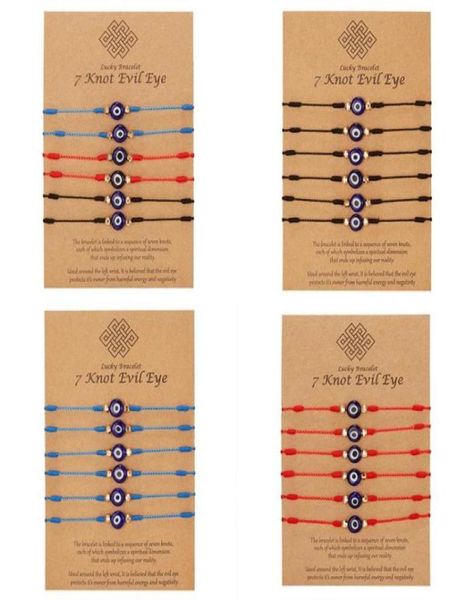 charm bracelets 6pcsset hand braided lucky red rope women blue 7 knots round beads bracelet fashion friendship jewelry8772556, Golden;silver
charm bracelets 6pcsset hand braided lucky red rope women blue 7 knots round beads bracelet fashion friendship jewelry8772556, Golden;silver