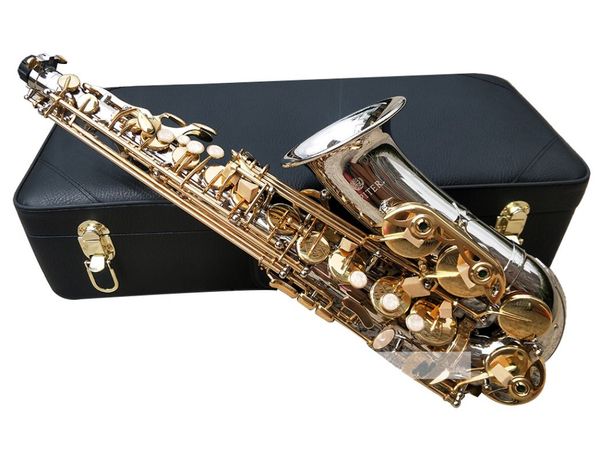 jupiter jas 1100sg alto eb tune saxophone brass nickel silver plated body gold lacquer key music instrument e-flat sax with case
jupiter jas 1100sg alto eb tune saxophone brass nickel silver plated body gold lacquer key music instrument e-flat sax with case