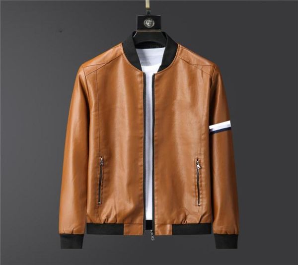 men039s leather jacket european and american brand designer autumn and winter new fashion trend color handsome casual coat 7902371, Black
men039s leather jacket european and american brand designer autumn and winter new fashion trend color handsome casual coat 7902371, Black