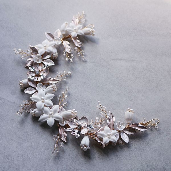 wedding hair jewelry ceramic flower bridal headband tiara wedding headpieces gold silver color bridesmaids women hair jewelry 230816, Slivery;golden
wedding hair jewelry ceramic flower bridal headband tiara wedding headpieces gold silver color bridesmaids women hair jewelry 230816, Slivery;golden