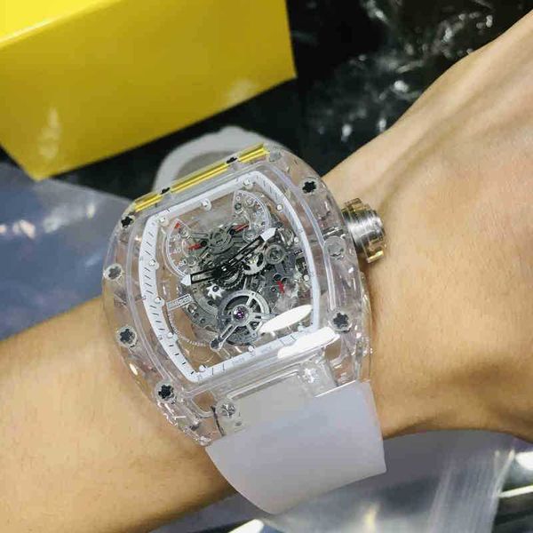 multi-function superclone luxury mens mechanics watches richa milles wristwatch white fully hollowed out transparent technology automatic me
multi-function superclone luxury mens mechanics watches richa milles wristwatch white fully hollowed out transparent technology automatic me