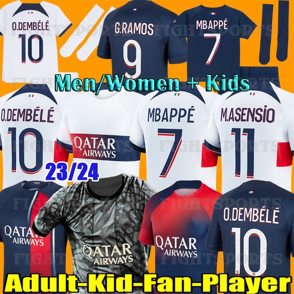 2023 2024 psgs mbappe messis soccer jerseys di maria wijnaldum ramos hakimi maillots de football shirts kit icardi fans player version long, Black;yellow
2023 2024 psgs mbappe messis soccer jerseys di maria wijnaldum ramos hakimi maillots de football shirts kit icardi fans player version long, Black;yellow