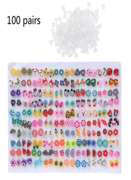 stud 100 pairs assorted styles polymer clay hypoallergenic earrings lot for kids u2jf7664882, Golden;silver
stud 100 pairs assorted styles polymer clay hypoallergenic earrings lot for kids u2jf7664882, Golden;silver