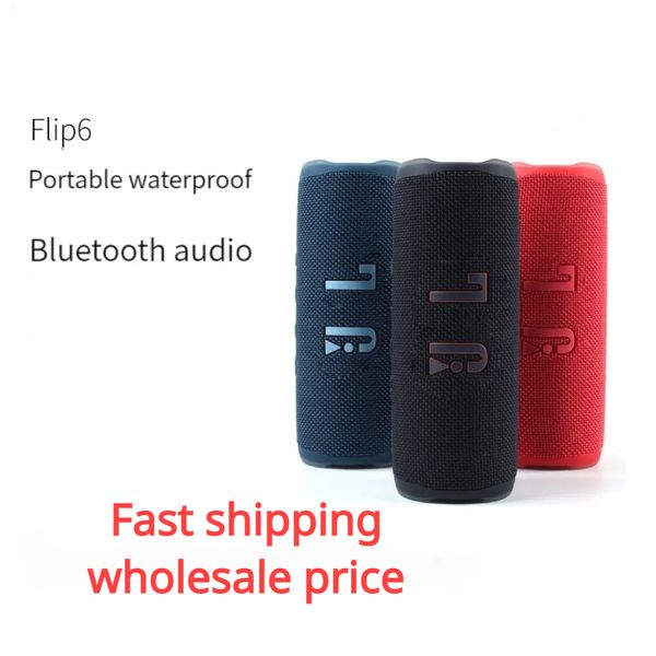 Image of Portable Speakers FLIP6 speaker Kaleidoscope wireless bluetooth speaker netting double speakers subwoofer outdoor plug-in card tws sound