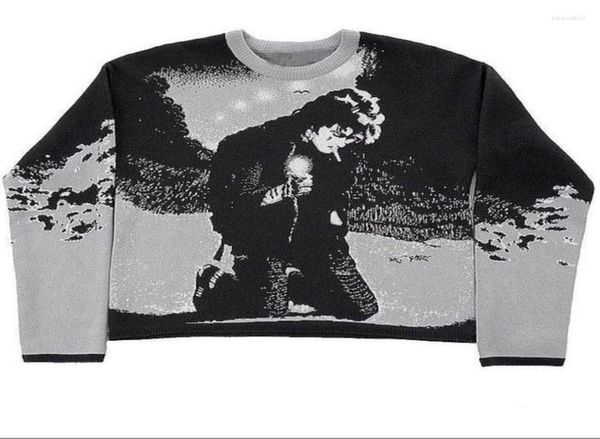 men039s sweaters autumn winter harajuku vintage cartoon anime print knit oversized men sweater aesthetic y2k gothic punk street5598689, White;black
men039s sweaters autumn winter harajuku vintage cartoon anime print knit oversized men sweater aesthetic y2k gothic punk street5598689, White;black