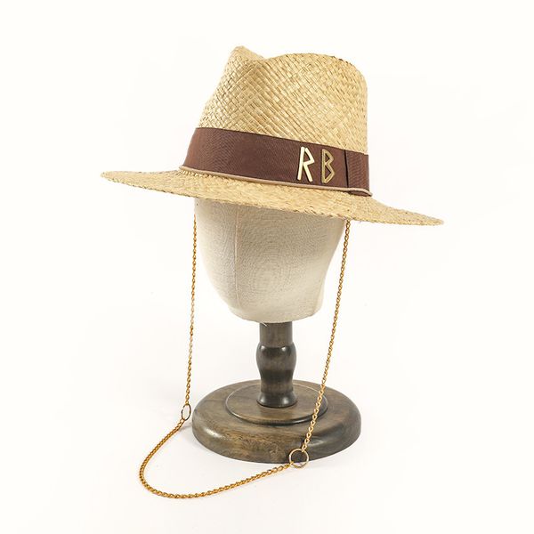 wide brim hats bucket hats summer sunshade hat dome french straw hat women's metal letter rb decorative straw hat holiday sunshade hat, Blue;gray
wide brim hats bucket hats summer sunshade hat dome french straw hat women's metal letter rb decorative straw hat holiday sunshade hat, Blue;gray