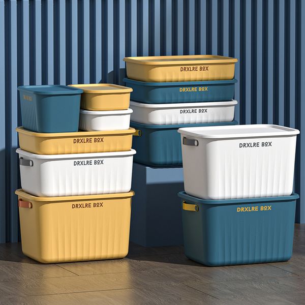 Boxes Bins Household Sundries Toy Box Plastic Closet Wardrobe Desk Organizers Clothes Kitchen Storage Large Capac Container Baskets, As
Boxes Bins Household Sundries Toy Box Plastic Closet Wardrobe Desk Organizers Clothes Kitchen Storage Large Capac Container Baskets, As