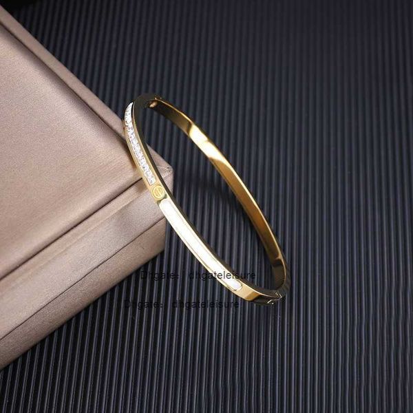 ins wind light luxury diamond fritillaria 18k gold titanium steel bracelet and bracelet versatile colorless jewelry, Black
ins wind light luxury diamond fritillaria 18k gold titanium steel bracelet and bracelet versatile colorless jewelry, Black
