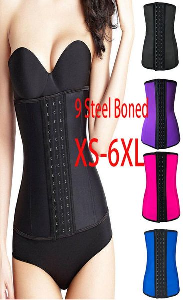 latex waist trainer corset 9 steel bone shapewear body shapers women corset slimming belt fajas fajas reductoras de barriga 6xl y26054701, Black;white
latex waist trainer corset 9 steel bone shapewear body shapers women corset slimming belt fajas fajas reductoras de barriga 6xl y26054701, Black;white